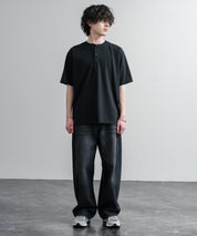 KRIFF MAYER クリフメイヤー 接触冷感・UVカット 夏季GO！TEE ヘンリーネック半袖Tシャツ 2555125 16029