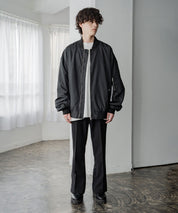 ポリDEWSPO オーバーサイズMA-1フライトジャケット/ミリタリーブルゾン 14533