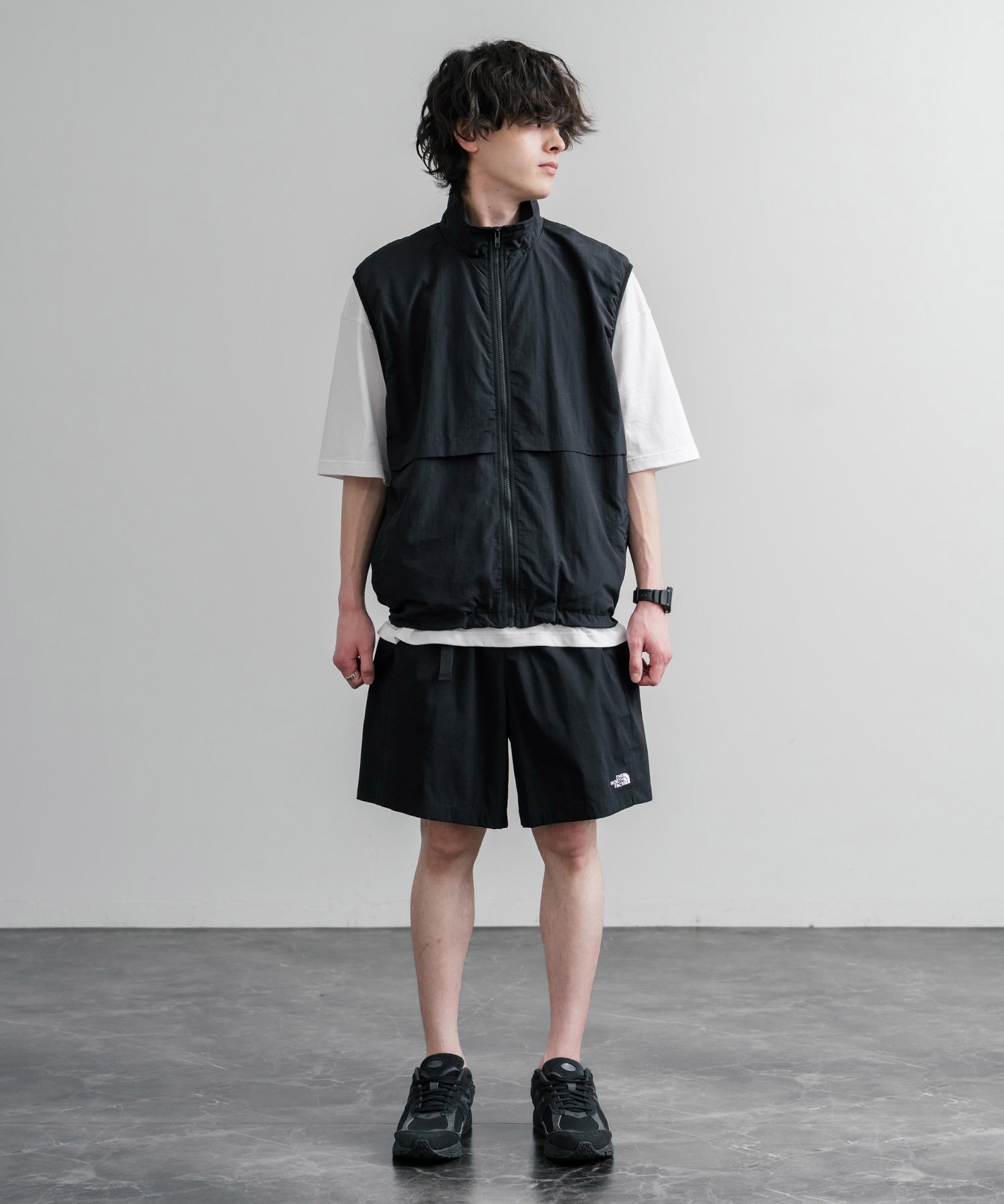 THE NORTH FACE ザ・ノースフェイス CLASS V PATHFINDER BE 撥水 吸汗速乾 リップストップナイロンショートワイドパンツ 15923