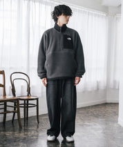 THE NORTH FACE ザ・ノースフェイス Men's Yumiori Off Peak 1/2 Zip Jacket ワンポイントロゴ刺繍ハーフジップ長袖フリースプルオーバー 16245