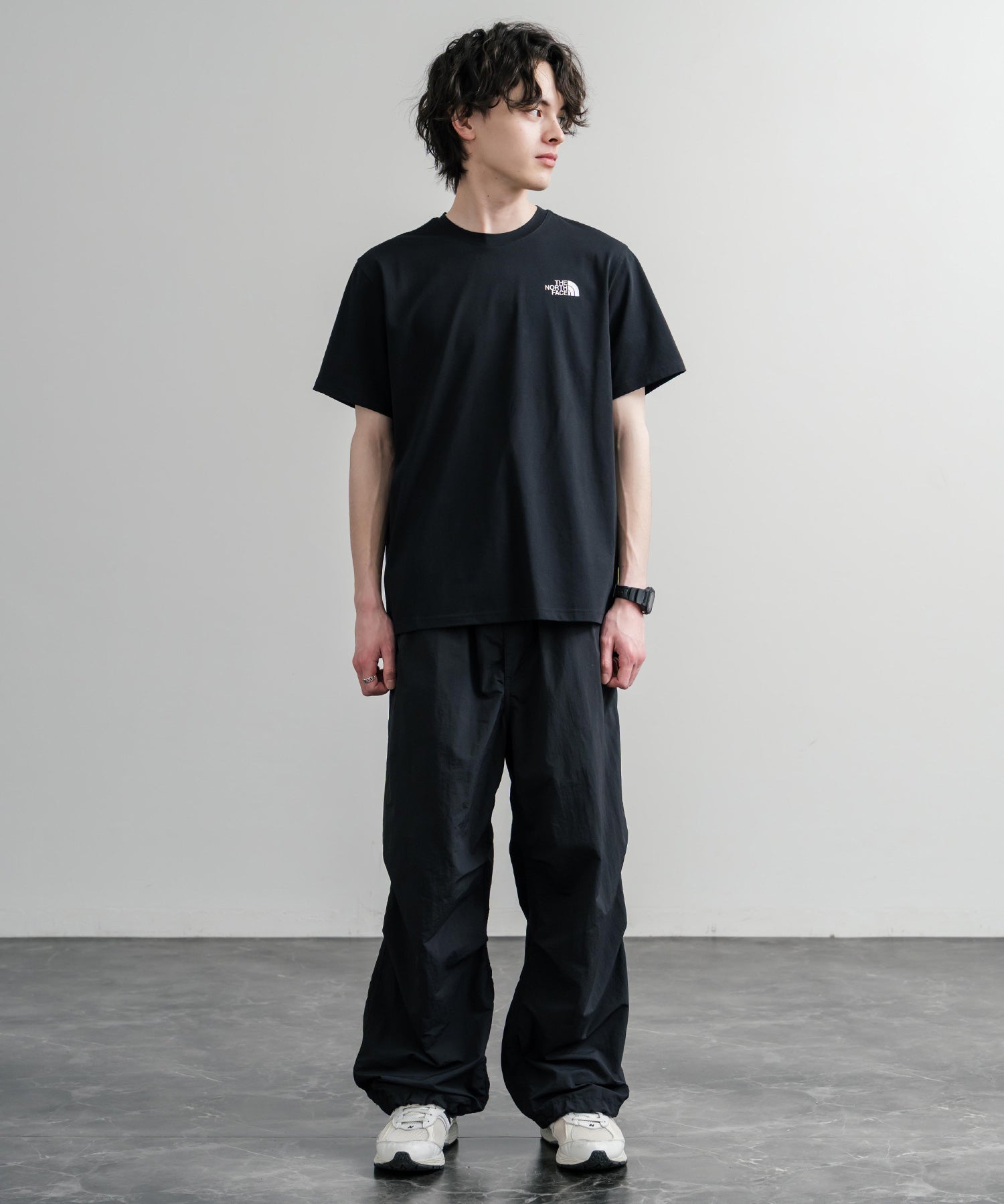 THE NORTH FACE ザ・ノースフェイス M'S TRANS ANTARCTIC S/S R/TEE 1 接触冷感 UVカット レギュラーフィット半袖プリントTシャツ 15938