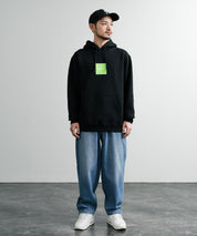 HUF ハフ SET BOX HOODIE オーバーサイズ裏起毛ロゴプルオーバーパーカー
