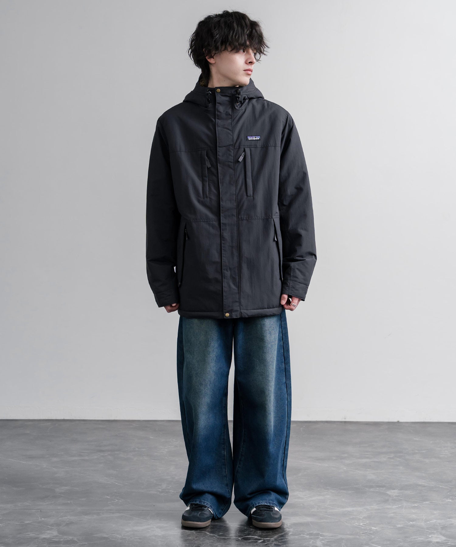 Patagonia パタゴニア M S ISTHMUS PARKA イスマスパーカー/撥水マウンテンパーカー/裏フリースナイロンジャケット 16535