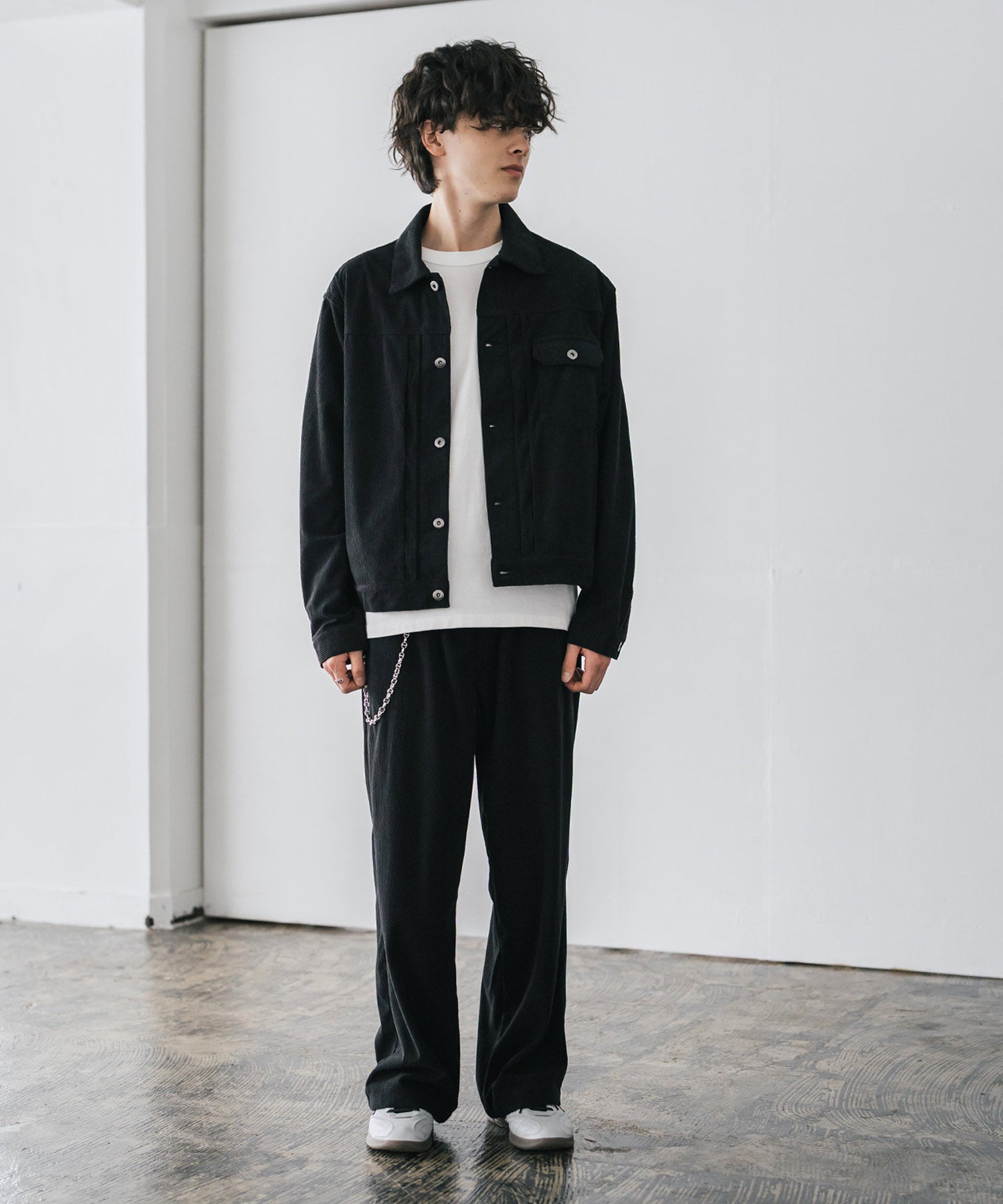 コーデュロイセットアップ 1stショートジャケット/短丈ブルゾン