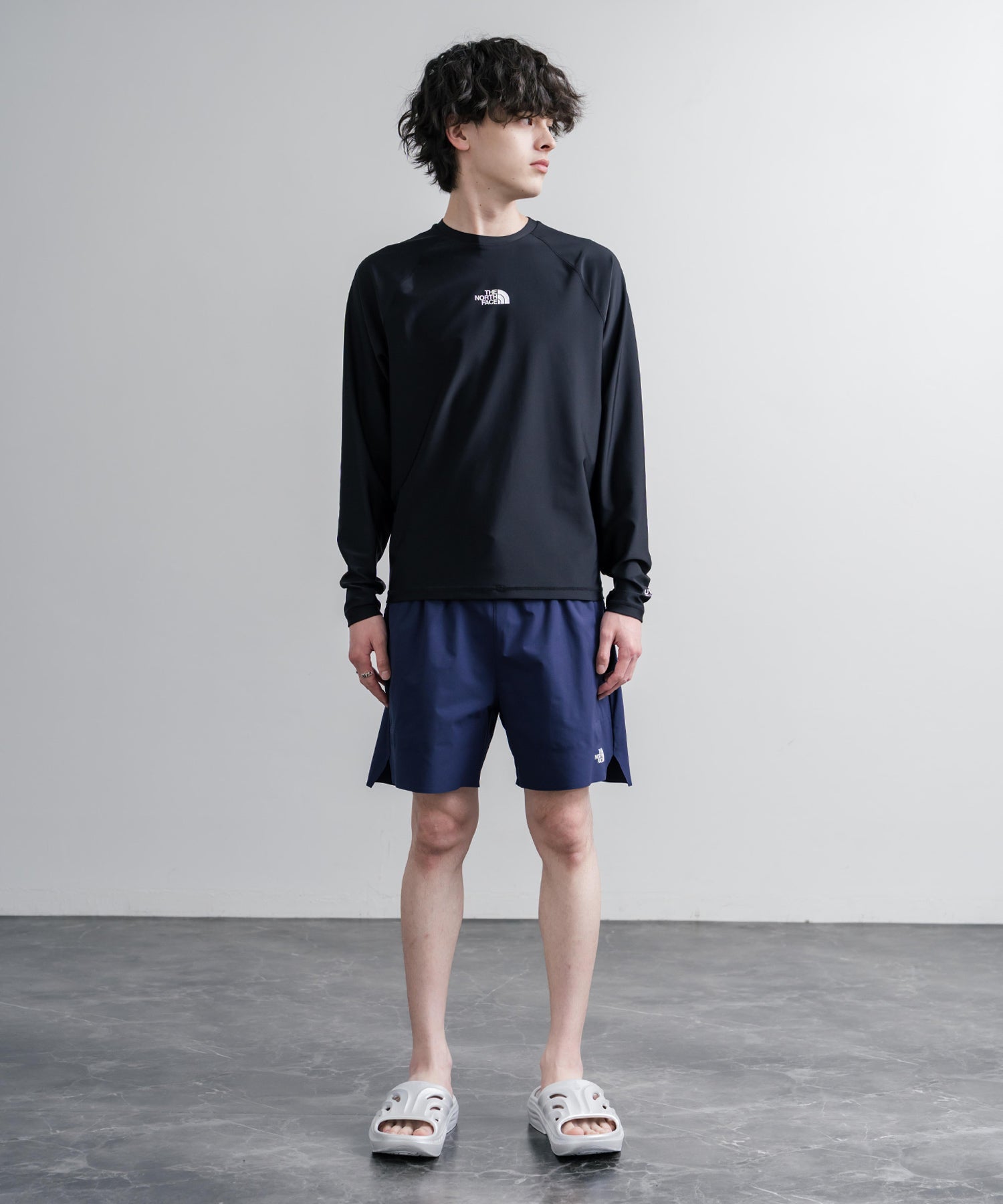 THE NORTH FACE ザ・ノースフェイス M'S ESSENTIAL L/S RASHGUARD 接触