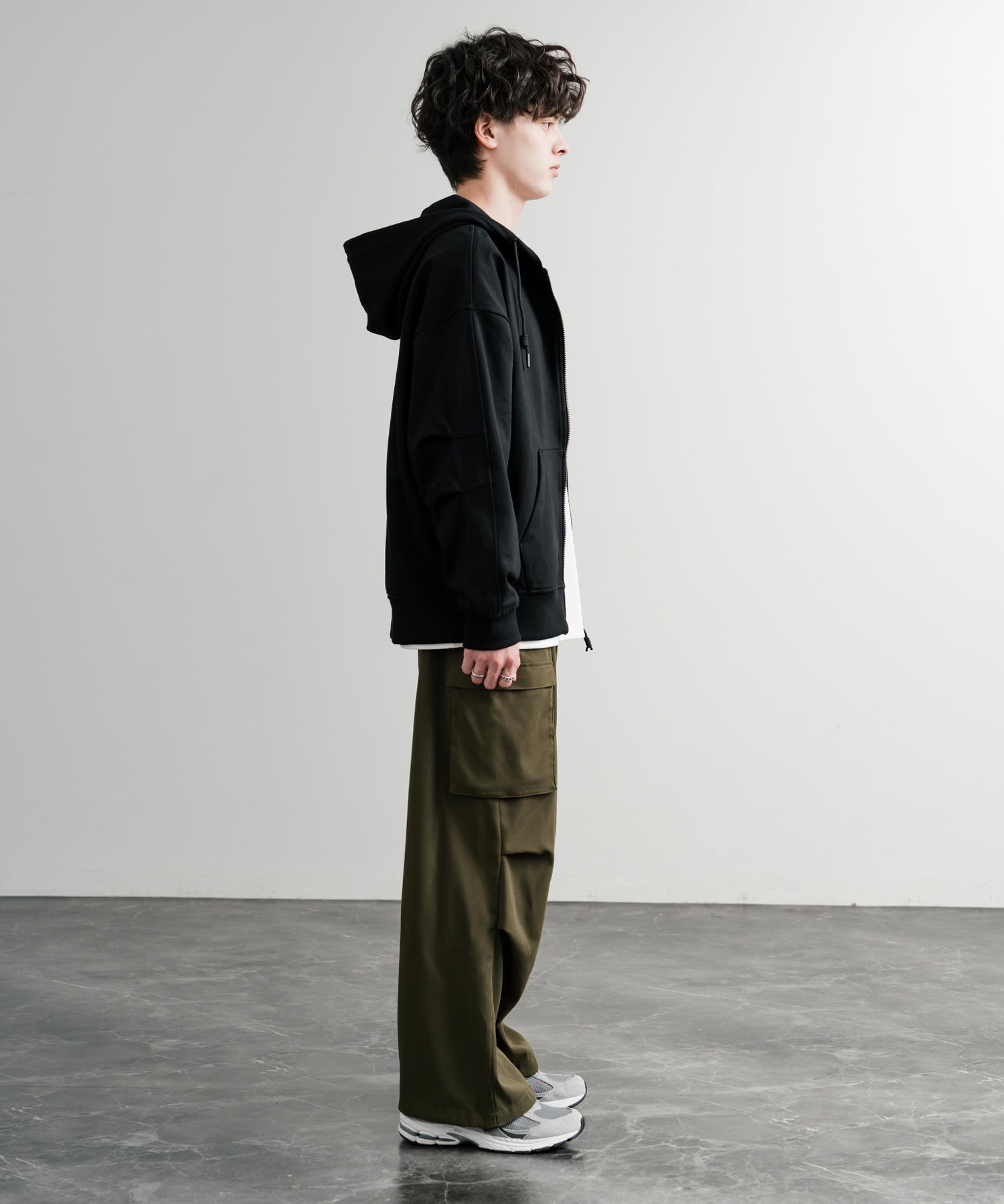 日本未展開モデル THE NORTH FACE ザ・ノースフェイス WHITE LABEL ホワイトレーベル ESSENTIAL HOOD ZIP UP エッセンシャルフードジップアップパーカー 15154
