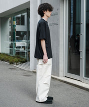 オーバーサイズ レイヤードヘンリーネック半袖Tシャツ 15552
