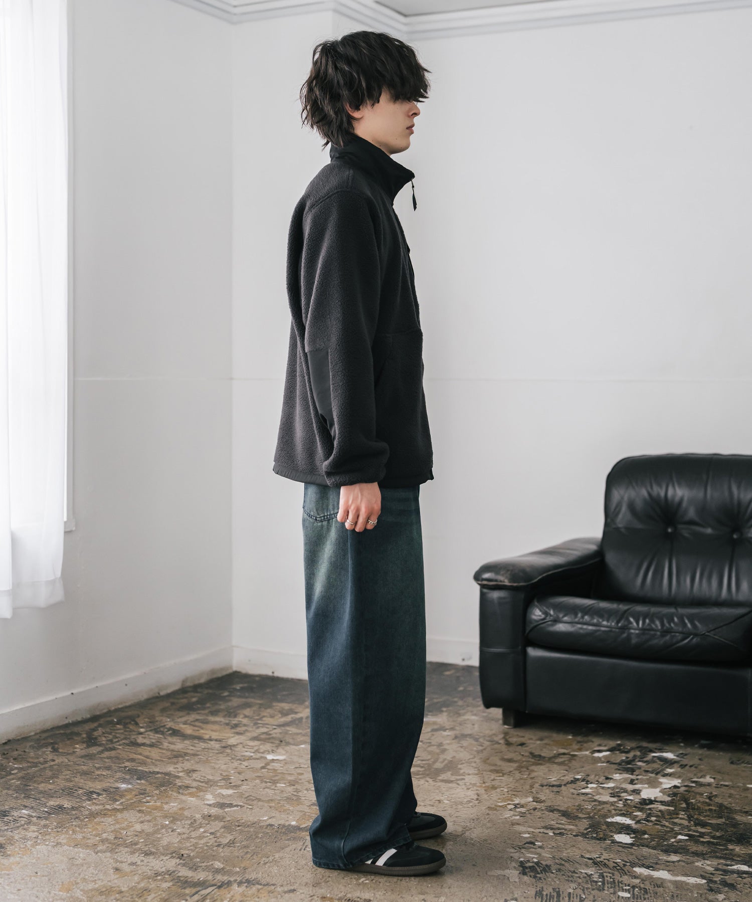 THE NORTH FACE ザ・ノースフェイス Men's Yumiori Off Peak Full Zip Jacket ワンポイントロゴ刺繍フルジップ長袖フリースジャケット 16246