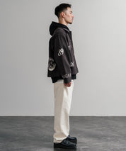 KRIFF MAYER クリフメイヤー メモリアルグラフィックプリントレタリングショート丈カバーオール 2515111 14828