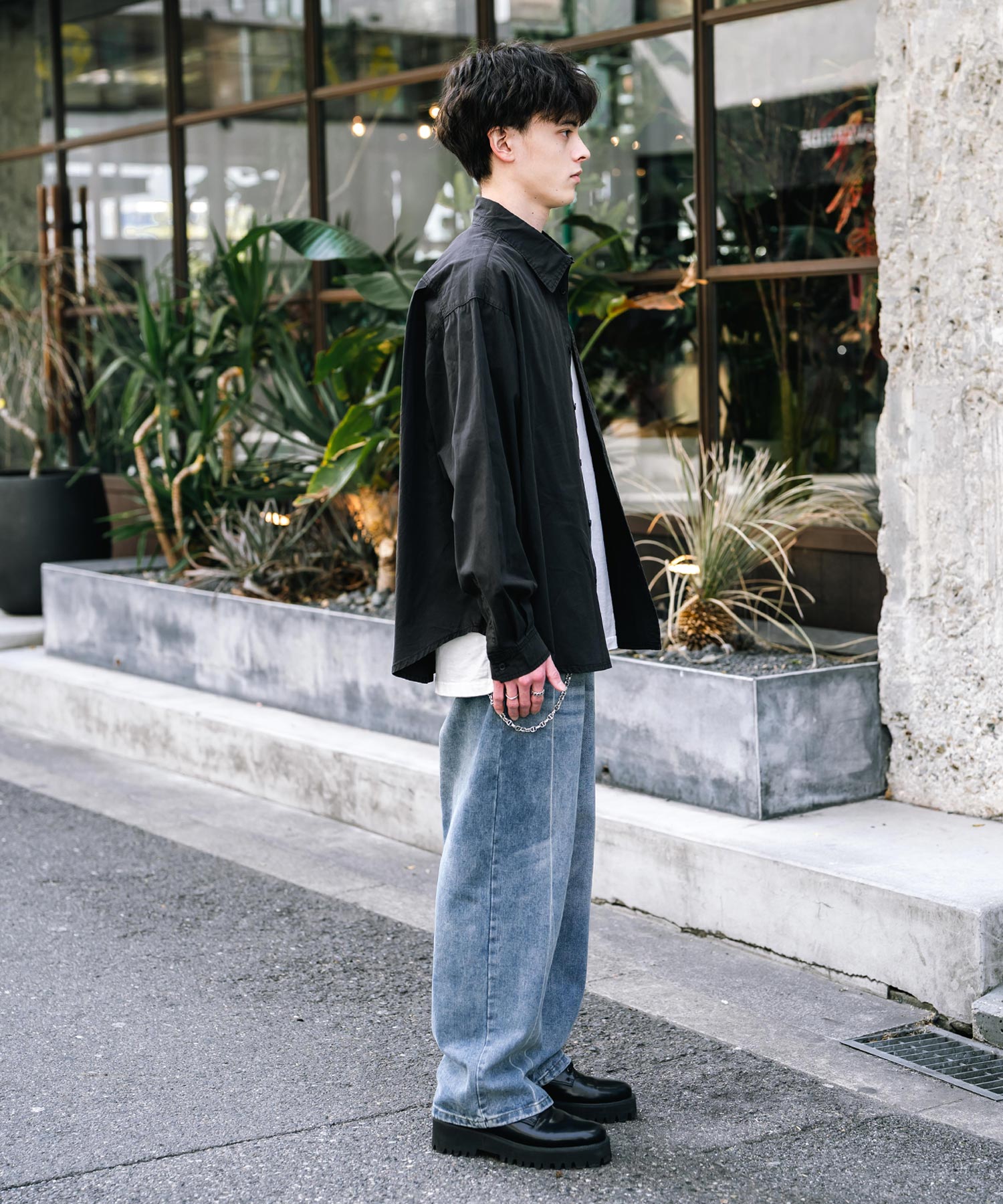 L'Appartement/アパルトモン タイプライター BIGビッグ シャツ【フリー】【LSHA52592】 L'Appartement DEUXIEME CLASSE - アパルトモンL'appartement TAKAHIRO