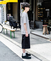 U.S.POLO ASSN. ユーエスポロアッスン バックプリント/無地/ボーダー オーバーサイズクルーショートスリーブTシャツ