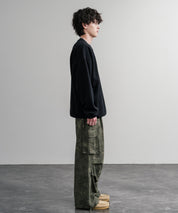 HUF ハフ H DOT POLAR FLEECE CREWNECK オーバーサイズポーラーフリースプルオーバートレーナー 15057