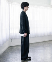 オーバーサイズ モヘアライクVネックボリュームシャギーニットカーディガン 16391