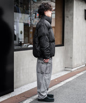 KANGOL カンゴール 別注コラボ オーバーサイズワンポイントロゴ刺繍ファイバーダウン中綿ジャケット 14632