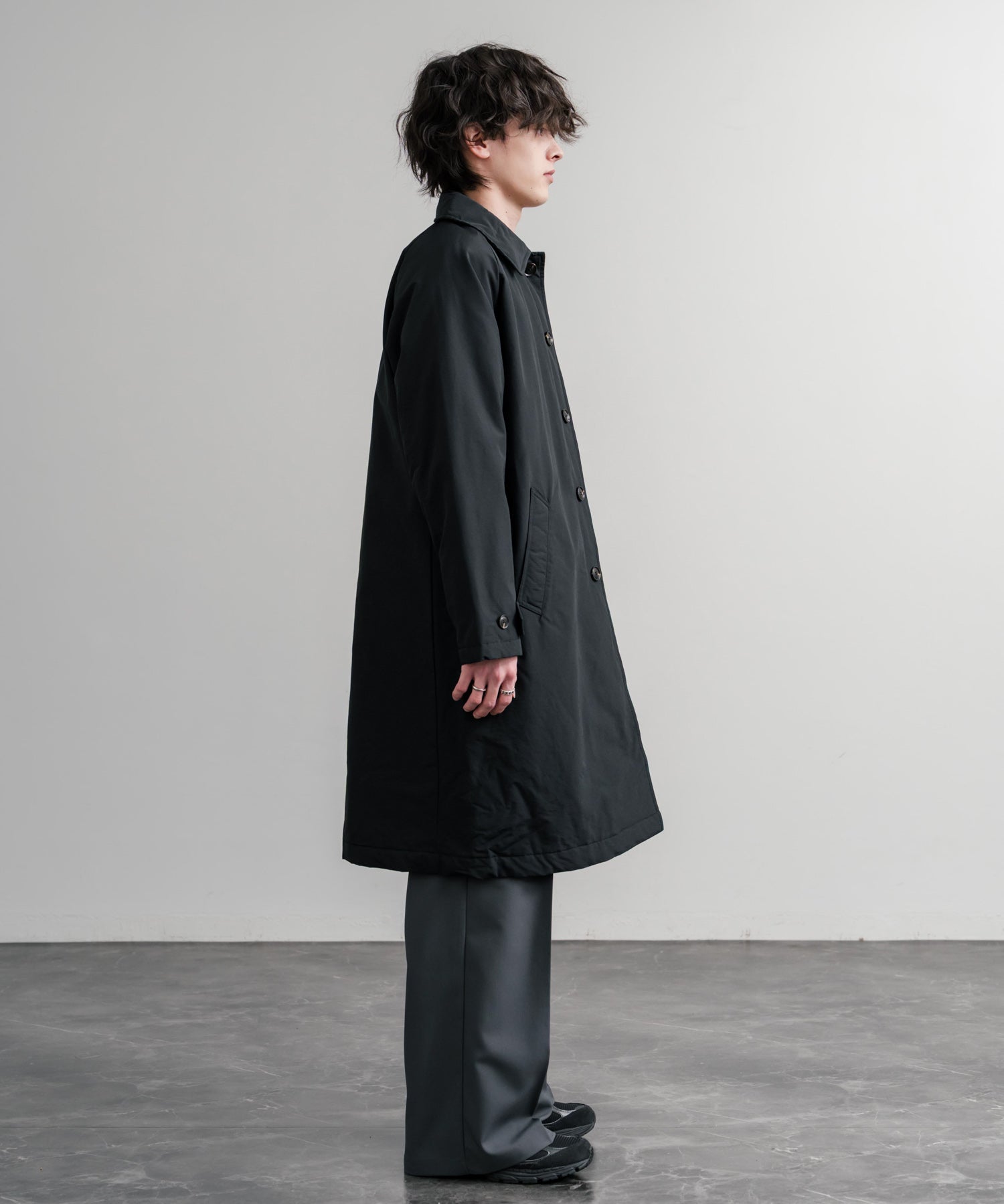 Audience オーディエンス 新色追加 60/40クロス Sorona Dupont 中綿 ステンカラーコート AUD7354 15440