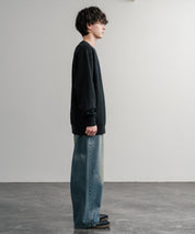 HUF ハフ ARCH APPLIQUE CREWNECK オーバーサイズ裏起毛アーチロゴアップリケ刺繍スウェットトレーナー 15059