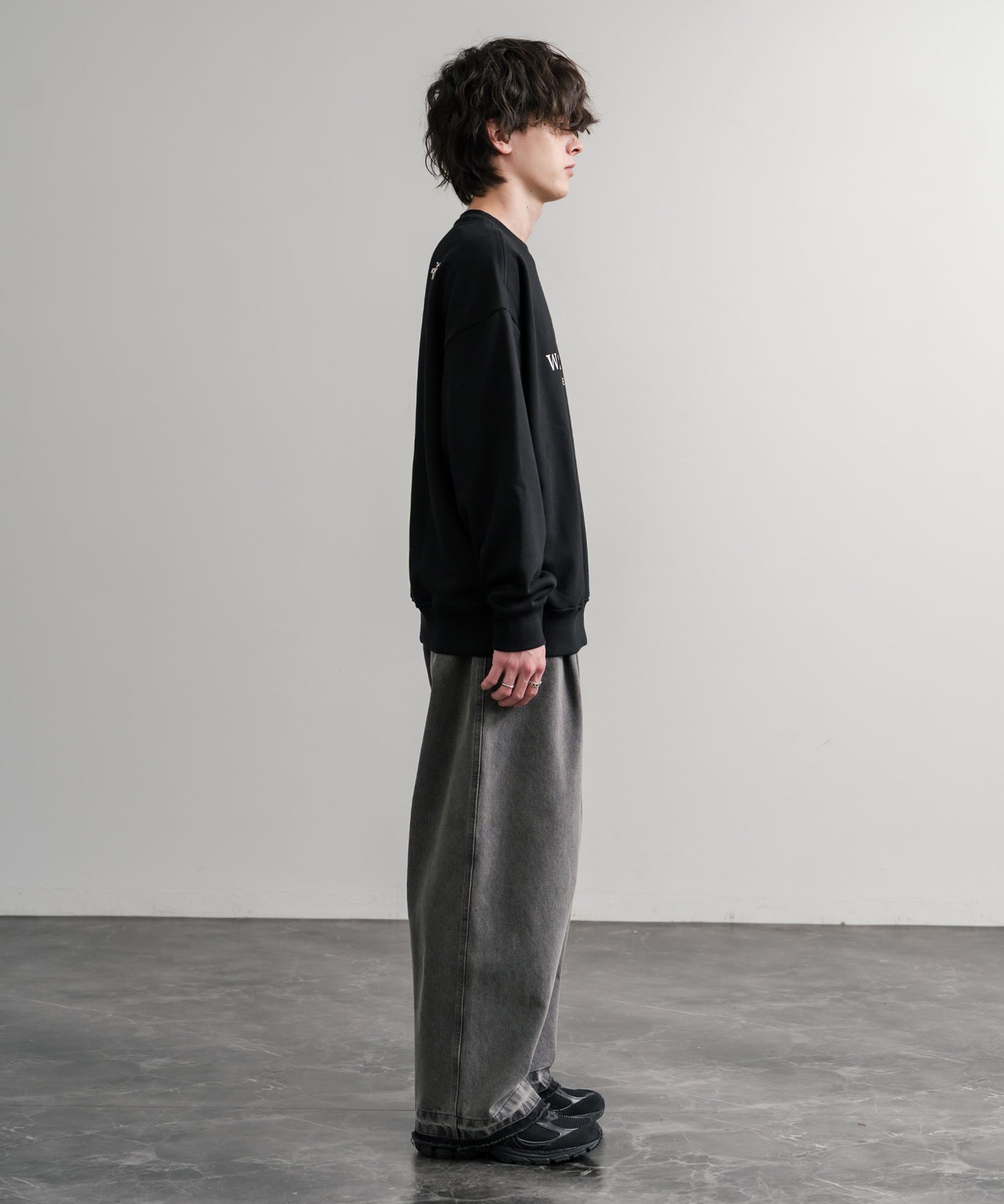 日本未展開モデル THE NORTH FACE ザ・ノースフェイス WHITE LABEL ホワイトレーベル TNF SIGNATURE SWEATSHIRTS クルーネック長袖スウェットトレーナー 15380