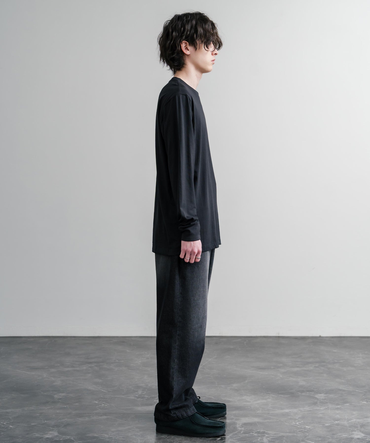 THE NORTH FACE ザ・ノースフェイス M EVO SD REG LS TEE ワンポイントロゴ刺繍長袖Tシャツ/ロンT 15817