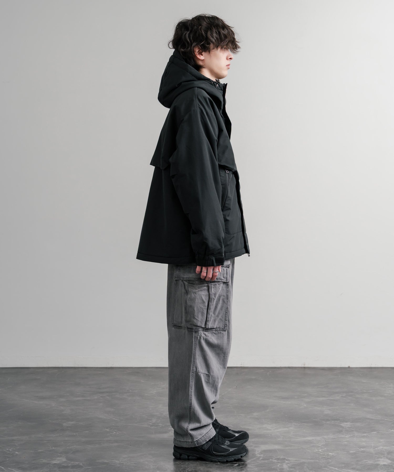 Audience オーディエンス 60/40クロス Sorona Dupont 中綿ロガーマウンテンパーカー/ナイロンフードジャケット AUD7348 14895