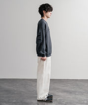 日本未展開モデル THE NORTH FACE ザ・ノースフェイス WHITE LABEL ホワイトレーベル EXPLORE SWEATSHIRTS アップリケ刺繍裏毛長袖スウェット/アーチロゴトレーナー 16595