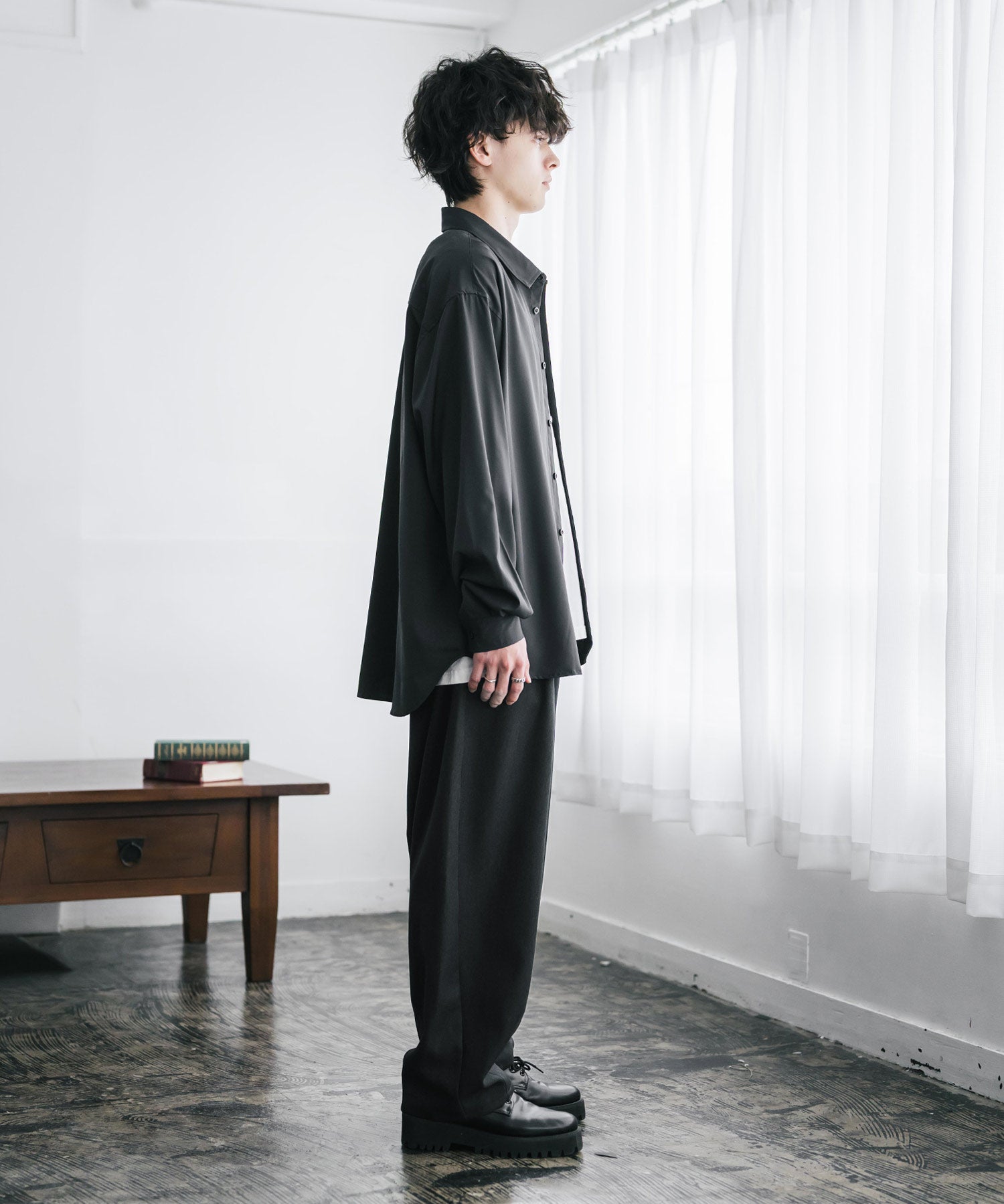 サージツイル2タックイージーワイドバルーンパンツ 15187