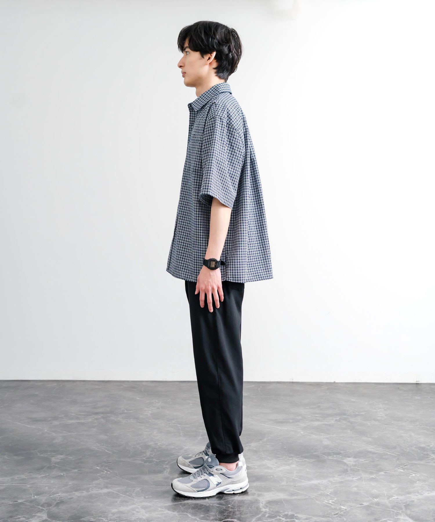 接触冷感 多機能ストレッチクロップドイージージョガーパンツ 15368