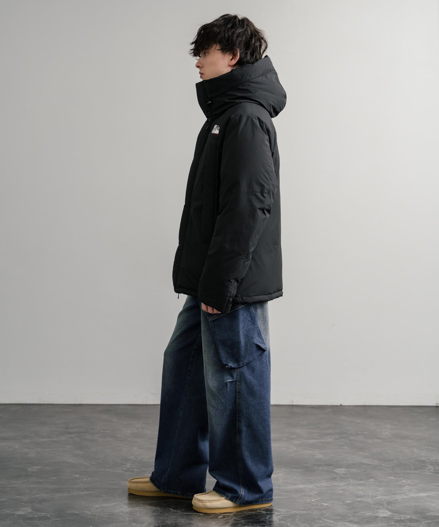 FIRST DOWN ファーストダウン WRAP DOWN PARKA DICROS MAURI フード付きラップダウンジャケット F942010 14980