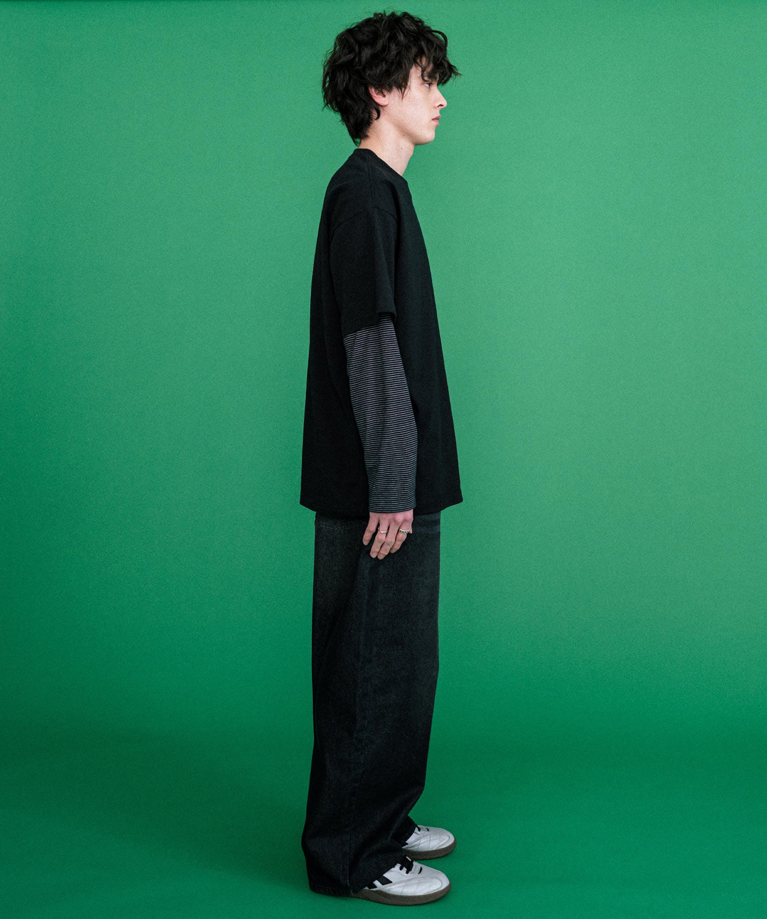 CONVERSE コンバース 天竺プレートロゴ半袖クルーネックTシャツ/ハーフスリーブカットソー 15723