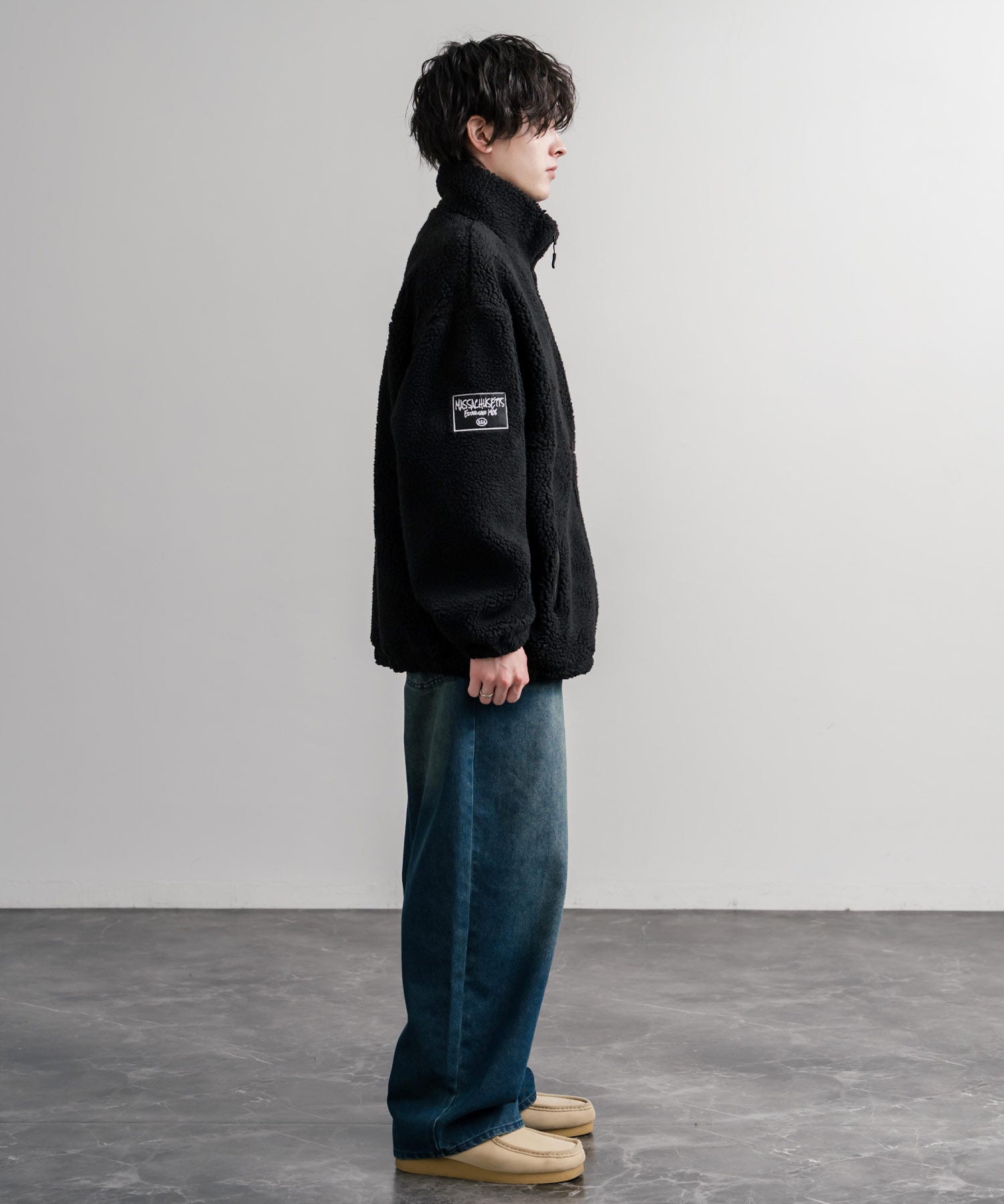 CONVERSE コンバース オーバーサイズシープボアスタンドカラージャケット 16594