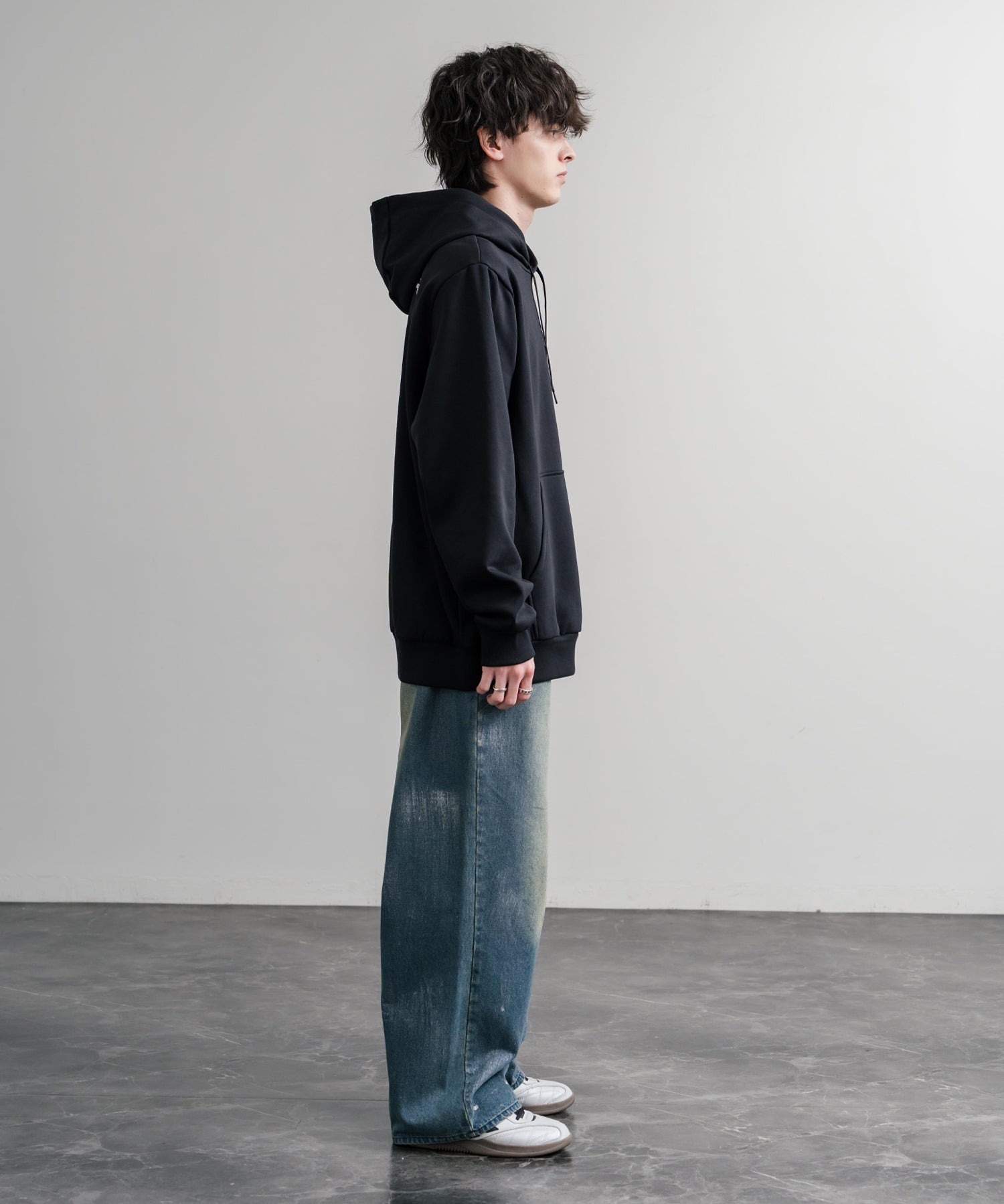 THE NORTH FACE ザ・ノースフェイス FINE HOODIE/裏起毛ロゴワンポイントプルオーバーパーカー 15485