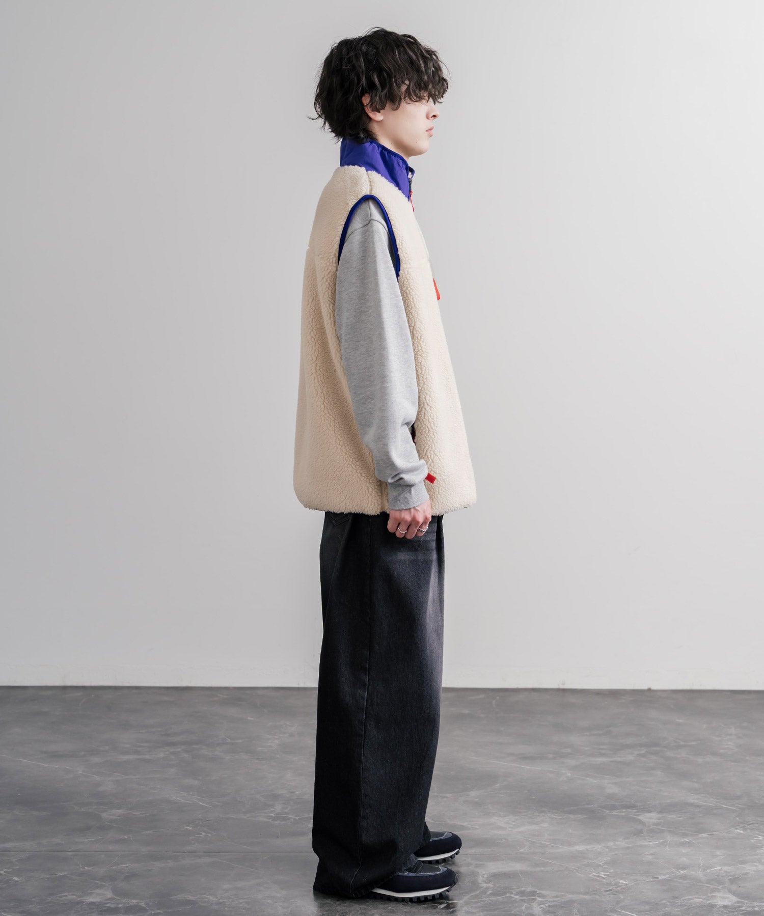 Patagonia パタゴニア M'S CLASSIC RETRO-X VEST クラシックレトロXフリースベスト/ワンポイントロゴ入り配色切替スタンドカラーフルジップボアベスト 16384