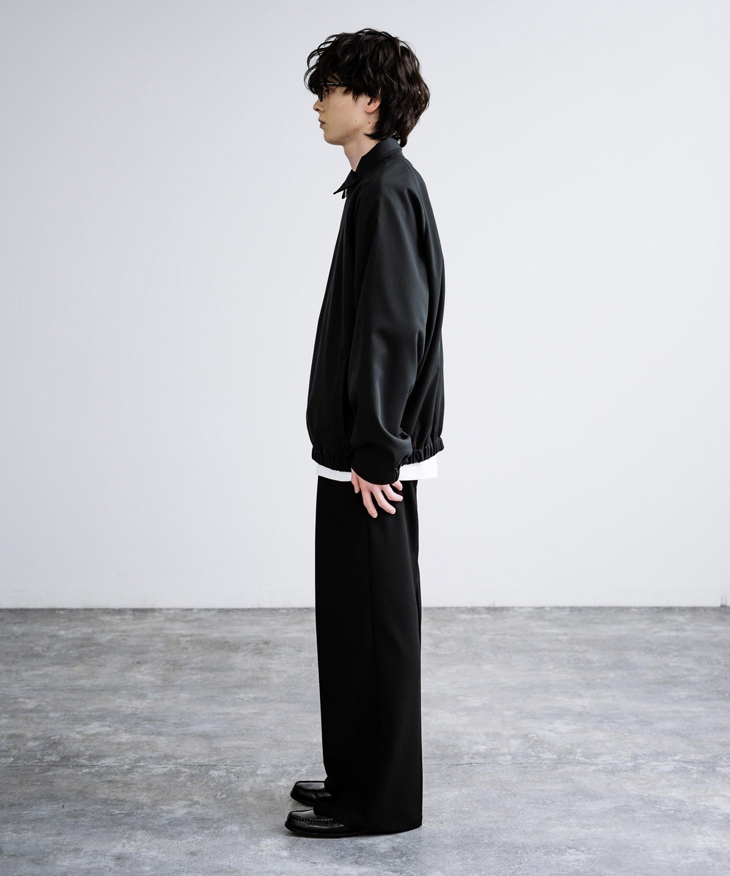 オーバーサイズドルマンスリーブショートブルゾン 13724