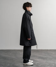 Audience オーディエンス 綿ナイロン高密度ポプリン M-90ロング丈スタンドネックモッズコート AUD7355 15252