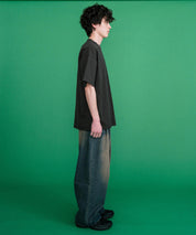 CONVERSE コンバース オーバーサイズフライスシューズエンブレム刺繍胸ポケット付きクルーネック半袖Tシャツ 15725