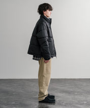 HUF ハフ SEQUOIA PUFFER JACKET REALTREE SEQUOIA PUFFER オーバーサイズワンポイントロゴ中綿ジャケット 15056