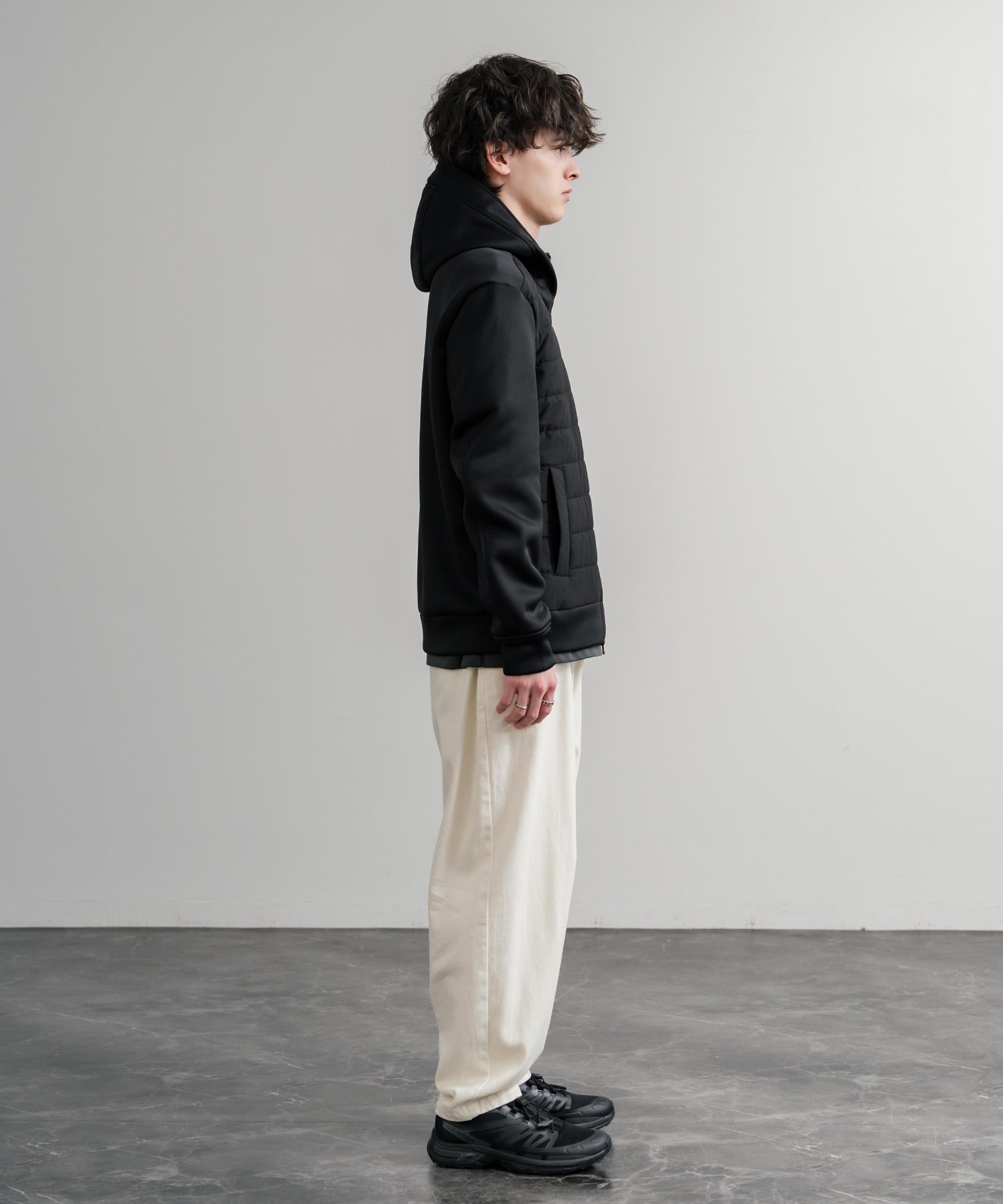 GERRY ジェリー 中綿ストレッチポリリップ インサレーションテックフルジップパーカー/ワンポイントロゴフルジップフーディー 15288