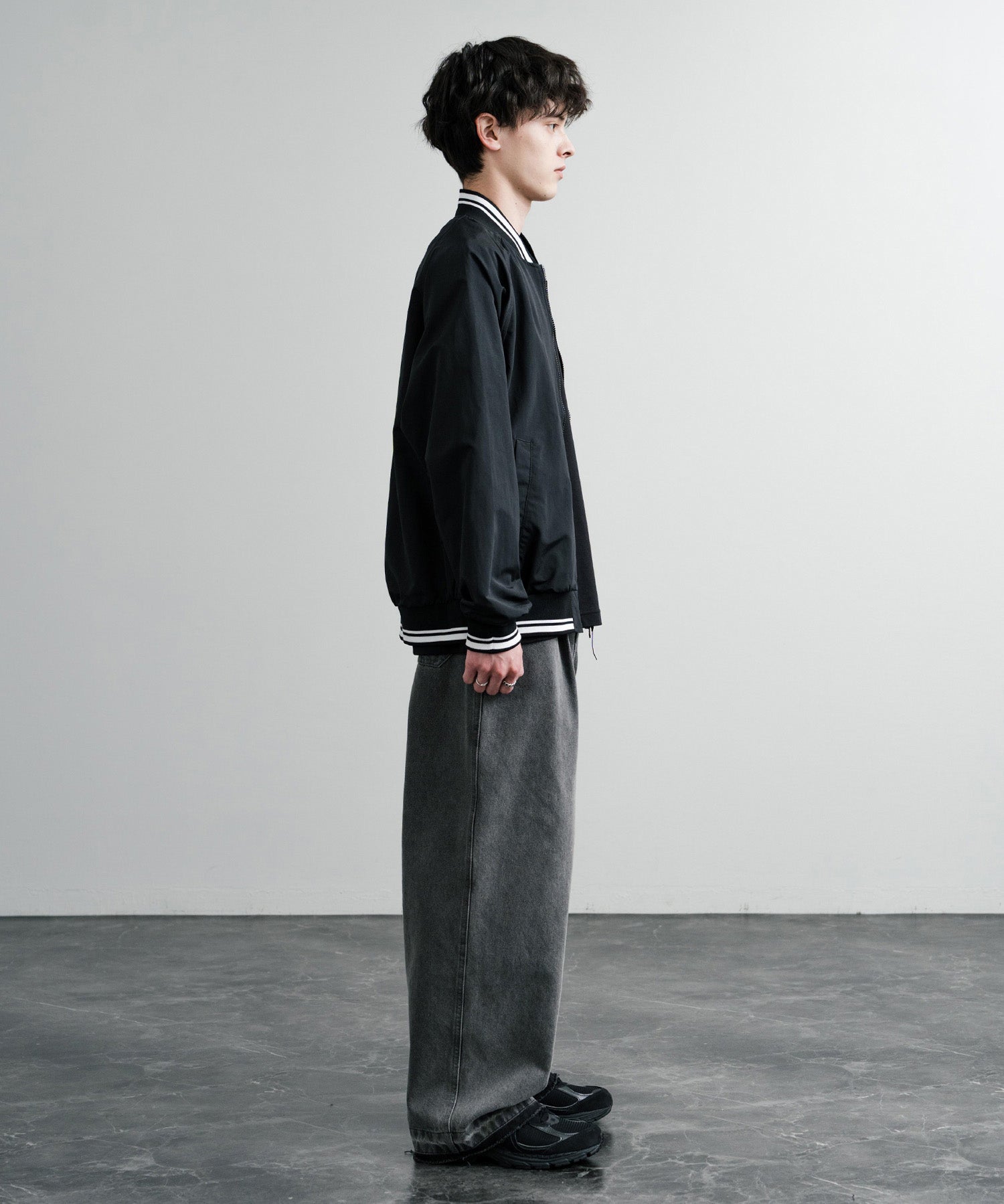 日本未展開モデル THE NORTH FACE ザ・ノースフェイス WHITE LABEL ホワイトレーベル OLEMA EX BOMBER 韓国限定 オーバーサイズワンポイントロゴボンバージャケット