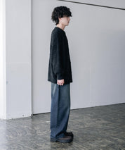 オーバーサイズ モヘアライククルーネックボリュームシャギーニットプルオーバー 16390