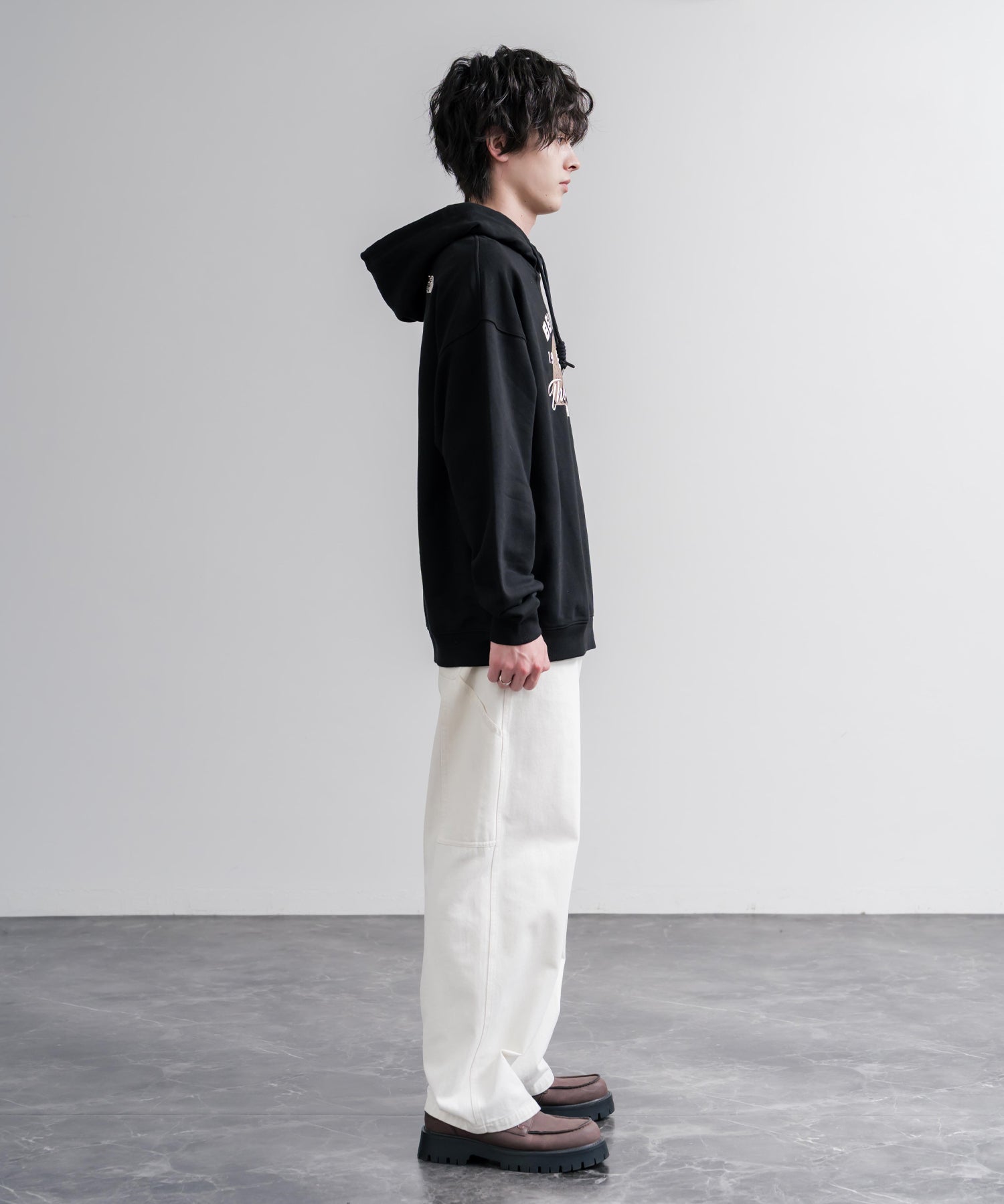 日本未展開モデル THE NORTH FACE ザ・ノースフェイス WHITE LABEL ホワイトレーベル BERKELEY HOODIE 裏毛アニマルプリントパーカー/フーディー 16610