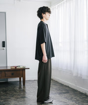 U.S. POLO ASSN. ユーエスポロアッスン 別注コラボワンポイントロゴ刺繍天竺ヘンリーネック半袖Tシャツ 15427