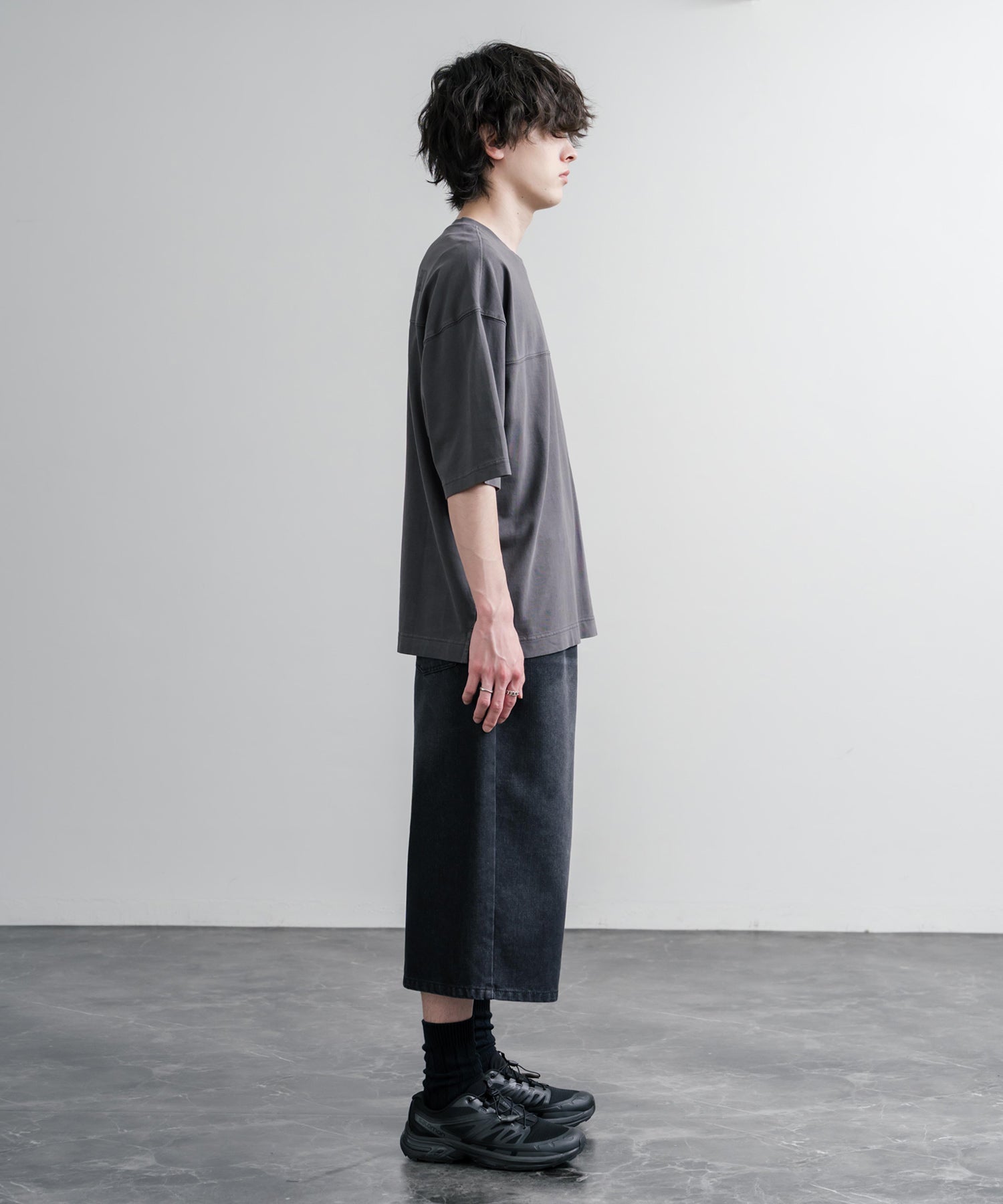 THE NORTH FACE WHITE LABEL STITCH DYEING S/S R/TEE オーバーサイズ
