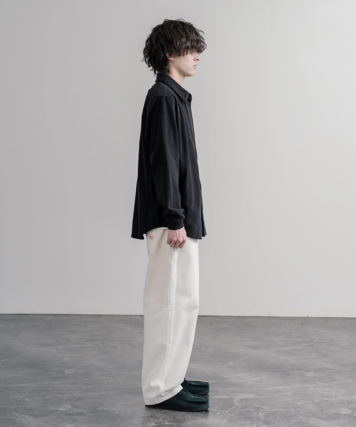 KRIFF MAYER クリフメイヤー アクティブグリッドフリースストレッチ切り替え長袖シャツ 2615114 16463