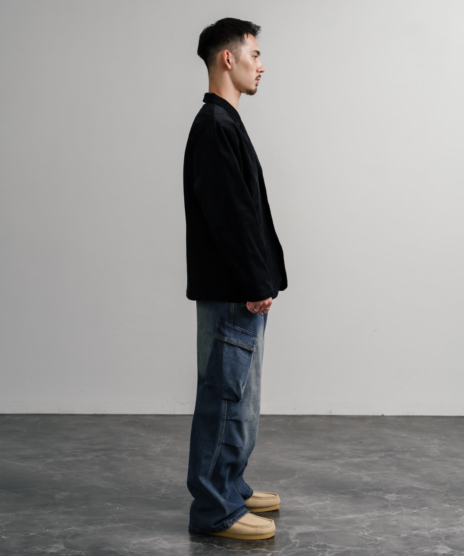 Upscape Audience アップスケープオーディエンス 日本製 国産 14WALEコーデュロイ マンチェスター ロガージャケット AUD7344 14832