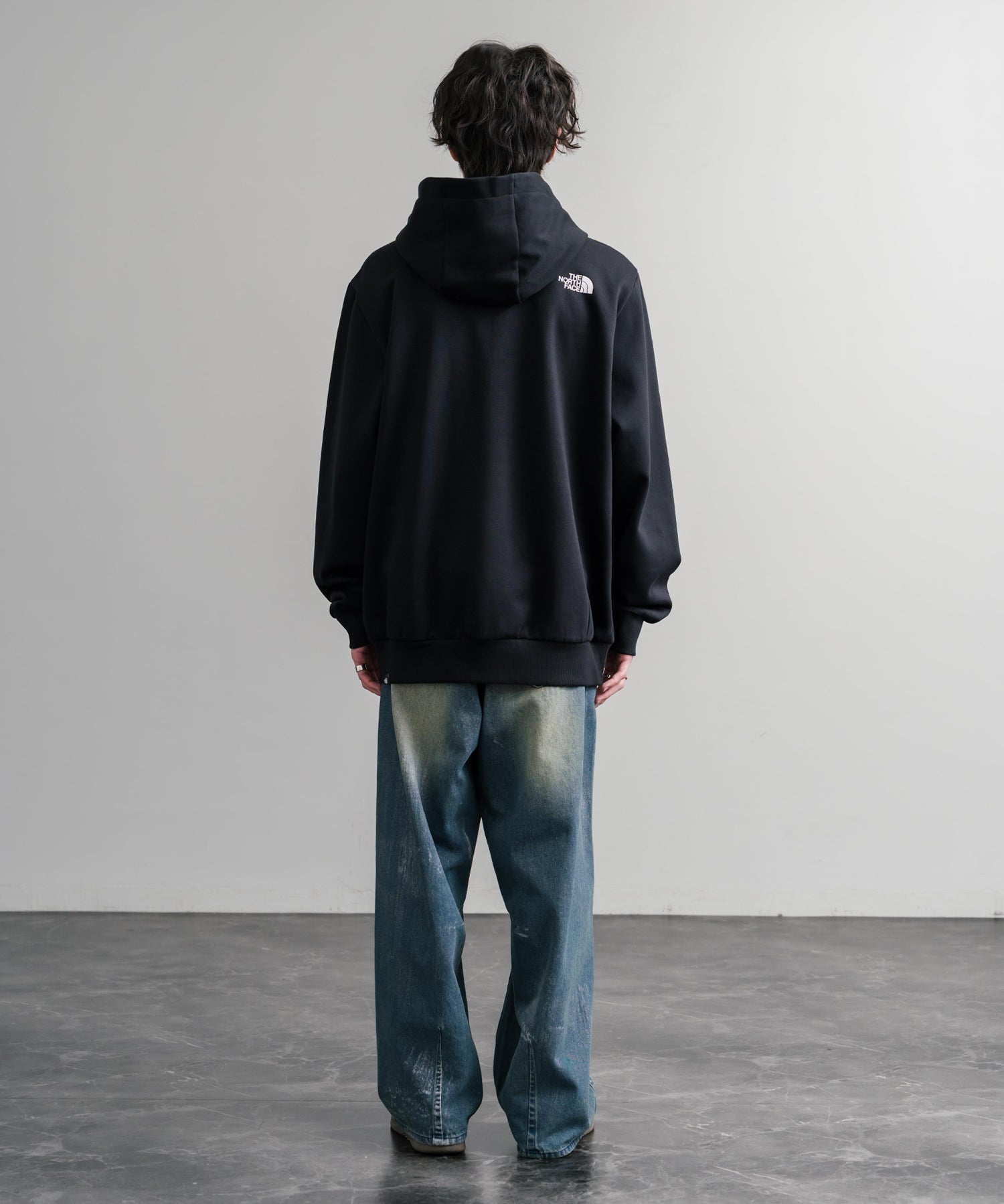 THE NORTH FACE ザ・ノースフェイス FINE HOODIE/裏起毛ロゴワンポイントプルオーバーパーカー 15485