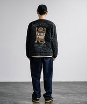 新色追加 KRIFF MAYER クリフメイヤー スーベニア刺繍ノーカラーキルトジャケット 2415104 14081