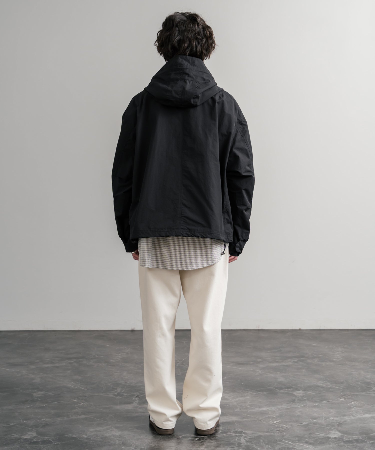 Audience オーディエンス 綿ナイロン高密度ポプリン脱着フード付きM-65ショートモッズコート AUD7351 14838