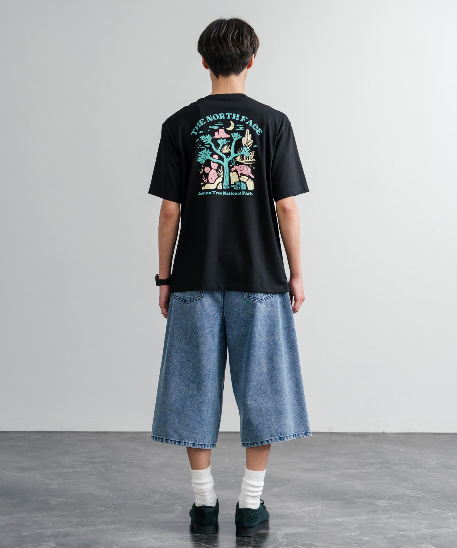THE NORTH FACE ザ・ノースフェイス M'S EVERGREEN S/S R/TEE 1 バックプリント半袖クルーネックTシャツ 16023