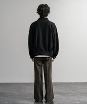 Upscape Audience アップスケープオーディエンス 日本製 国産 LANATEC ラナテック TECH メランジヘリンボンツイード 襟付きショートブルゾン AUD7364 14968