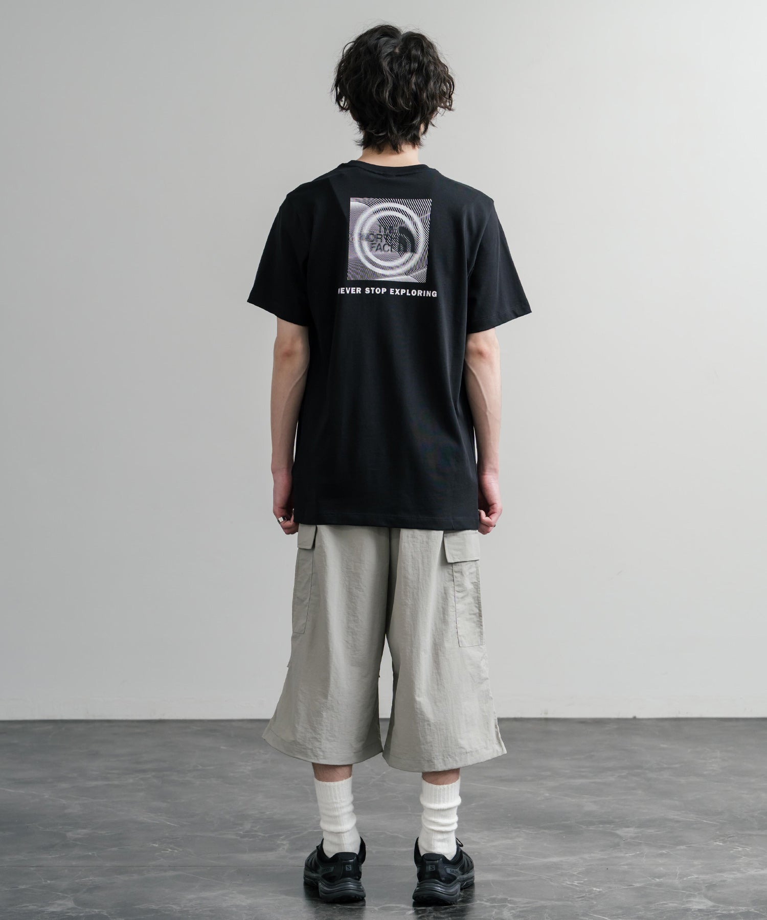 THE NORTH FACE ザ・ノースフェイス BOX NSE ENG R6 SS TEE レギュラーフィット半袖バックプリントTシャツ 15922