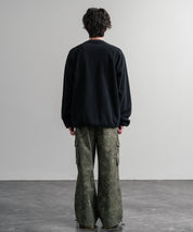 HUF ハフ H DOT POLAR FLEECE CREWNECK オーバーサイズポーラーフリースプルオーバートレーナー 15057